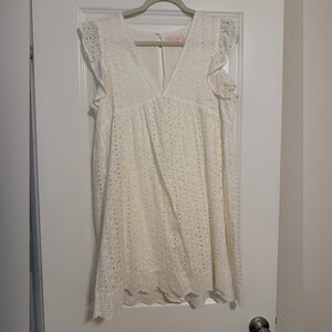 White Eyelet Romper